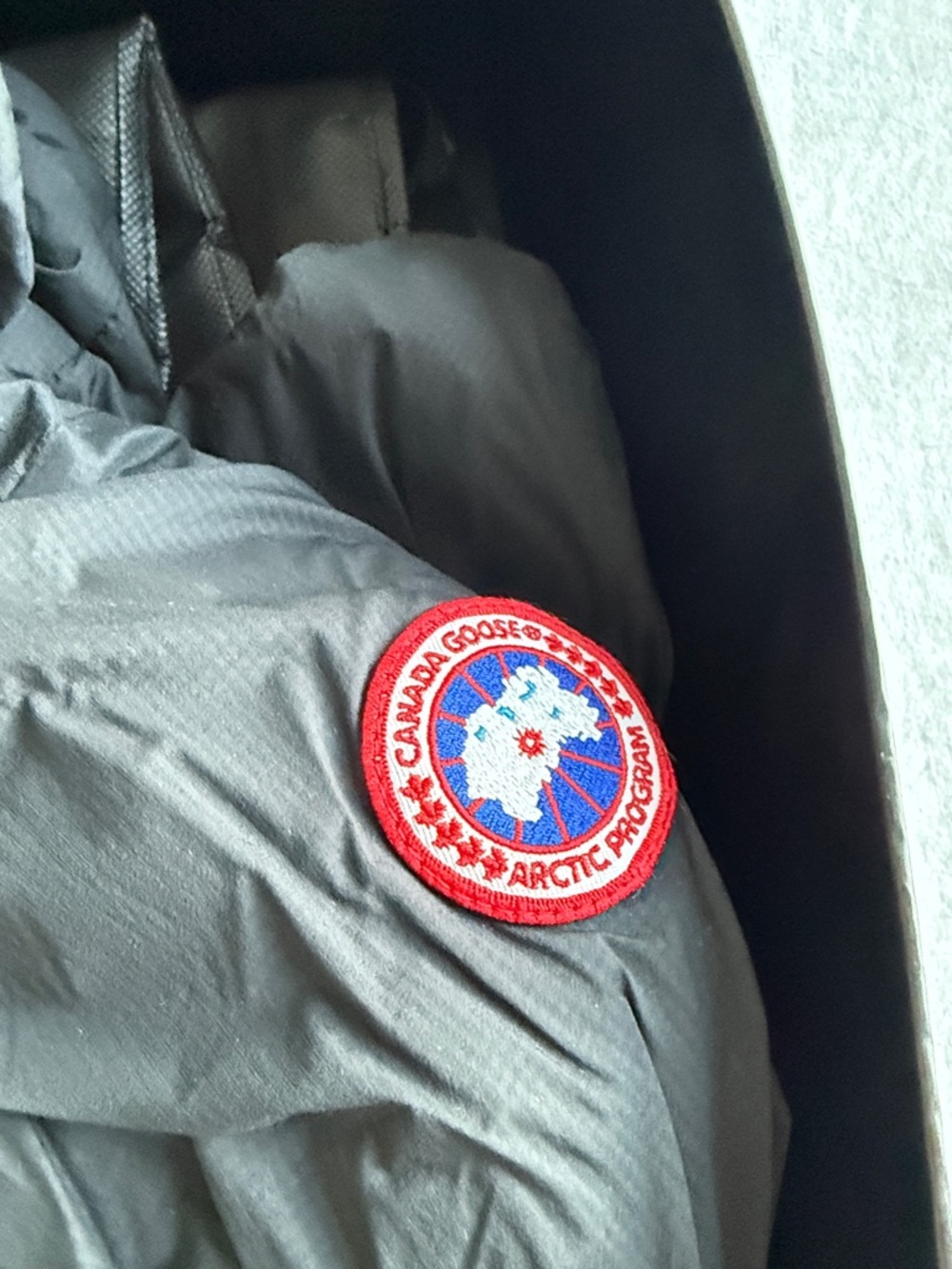Canada Goose Black Hooded Down Puffer Jacket - Picture 3 of 4